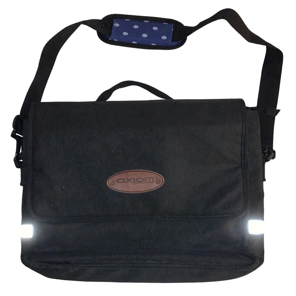 Axiom Black Messenger Bag